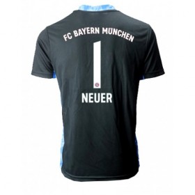 Jalkapallo Pelipaidat FC Bayern München Manuel Neuer 1 Maalivahti Vieraspaita 2020-2021 Lyhythihainen